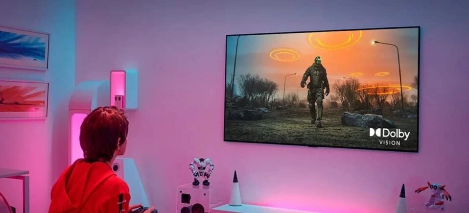 melhor tv para games OLED CC