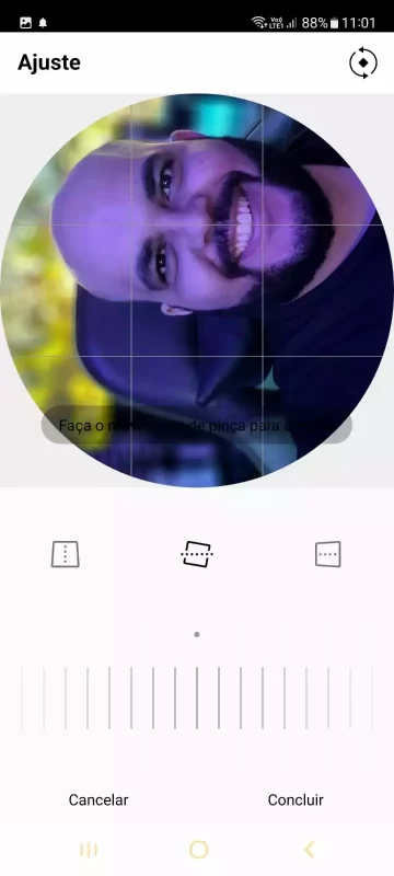 Como fazer a foto do perfil do Instagram girar girando a foto