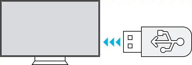 Como atualizar o firmware da TV com uma unidade USB ilustação